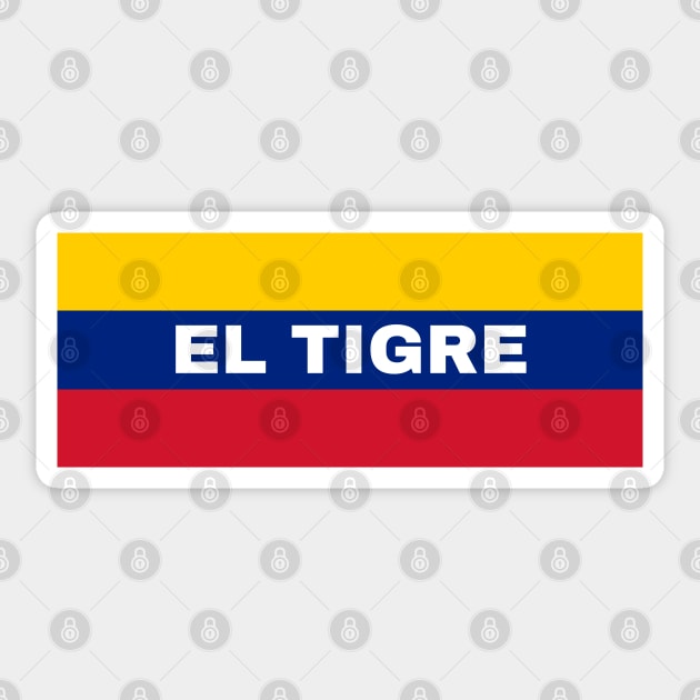 El Tigre City in Venezuelan Flag Colors Sticker by aybe7elf